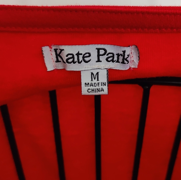 Women's Red Top by Kate Park - Medium - NWT - Picture 5 of 9